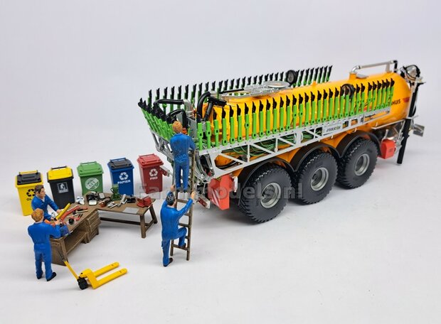 COMBIDEAL: 1x JOSKIN PENDISLIDE + 1x VEENHUIS 3-asser MESTTANK UH   (BOK + CILINDERS GEMONTEERD)  1:32  NB2B