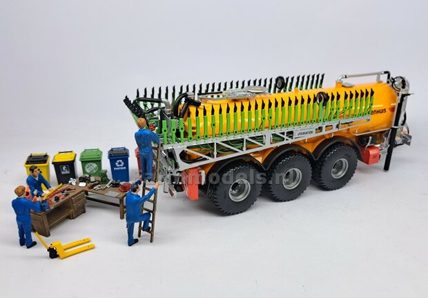 COMBIDEAL: 1x JOSKIN PENDISLIDE + 1x VEENHUIS 3-asser MESTTANK UH   (BOK + CILINDERS GEMONTEERD)  1:32  NB2B