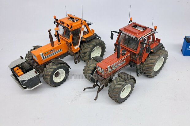 2x ZWAAILAMPSTEUN VERSIE K &Oslash; 1mm steun. Mat: Resin ALUMINIUM glans geschikt voor montage Farmmodels Zwaailampen 