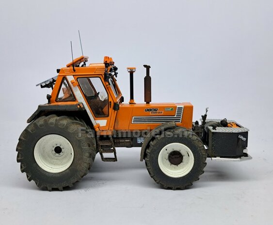 2x ZWAAILAMPSTEUN VERSIE L  &Oslash; 1mm steun. Mat: Resin ALUMINIUM glans + ZWART dop voor montage Farmmodels Zwaailampen 1:32  