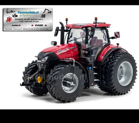 Case Puma 260CVXDrive met bandendruksysteem en dubbellucht achter incl. FREEGIFT VOORRUIT STICKERSET Lim. ED. 1000 st. 1:32 Universal Hobbies 6865