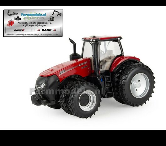 Case IH 385 Magnum met dubbellucht + FREE GIFT VOORRUIT STICKERSET BRITAINS 1:32  BR44456    