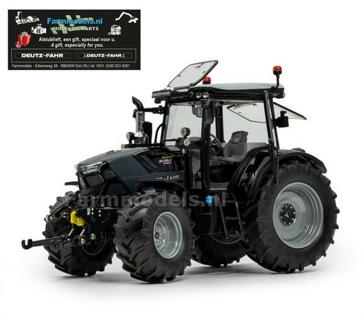WARRIOR BLACK Deutz-Fahr 6135C RVshift Lim. Ed. 1000st.+ FREE GIFT VOORRUIT STICKERSET 1:32 Weise Toys WT1087    