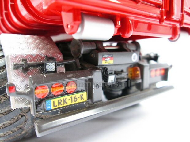 10x Werklampen (5x 462666) VIERKANT 4x4 mm, 3D L.E.D.-Look Glas effect MET Kabel, montage pen ACHTERKANT, MET handgreep 1:32 NB2B