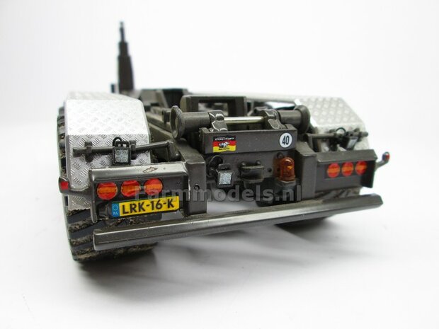 10x Werklampen (5x 462666) VIERKANT 4x4 mm, 3D L.E.D.-Look Glas effect MET Kabel, montage pen ACHTERKANT, MET handgreep 1:32 NB2B