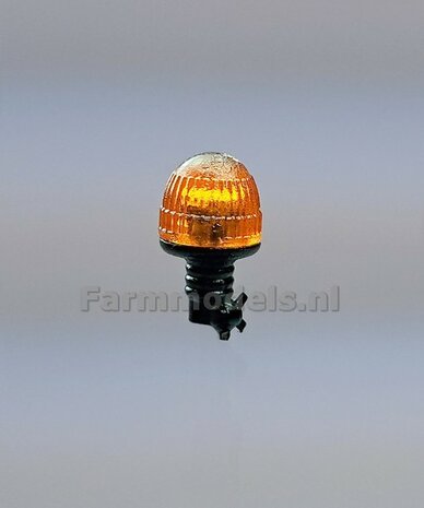 1x ZWAAILAMPEN V5  = 1x Zwaailamphuis/houder + 1x afdekkap VERSIE 5, geschikt voor montage op &Oslash; 1mm steun 1:32  APRIL LEVERBAAR/ AVAILABLE