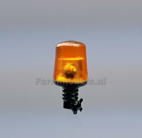 10x ZWAAILAMPEN V7  = 10x Zwaailamphuis/houder + 10x afdekkap VERSIE 7, geschikt voor montage op &Oslash; 1mm steun 1:32  