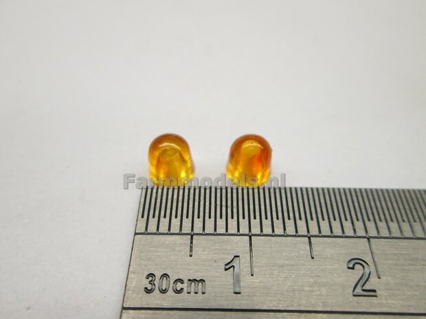 10x LOSSE ZWAAILAMP AFDEKKAP V7 = zonder zwaailamp huis/houder (VERSIE 7) mooi voor o.a. de breedtesteunen van diverse Nooteboom trailers 1:32