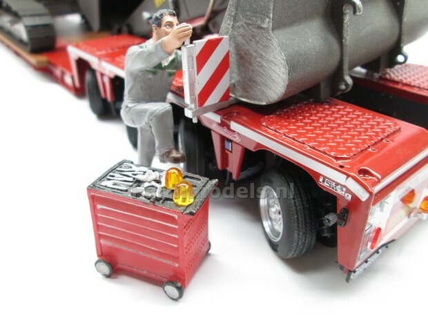 10x LOSSE ZWAAILAMP AFDEKKAP V5 = zonder zwaailamp huis/houder (VERSIE 5) mooi voor o.a. de breedtesteunen van diverse Nooteboom trailers 1:32