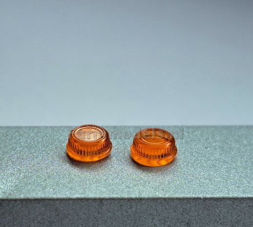 10x LOSSE ZWAAILAMP AFDEKKAP V2 = zonder zwaailamp huis/houder (VERSIE 2) mooi voor o.a. de breedtesteunen van diverse Nooteboom trailers 1:32