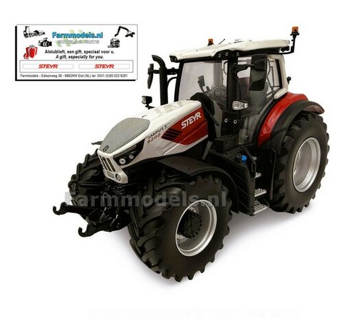 Steyr 6200 Impuls CVT-2026 + FREE GIFT VOORRUIT STICKERSET  1:32 UNIVERSAL HOBBIES  UH6812   
