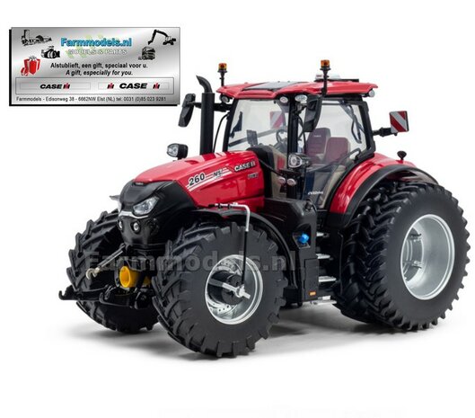 Case Puma 260CVXDrive met bandendruksysteem en dubbellucht achter incl. FREEGIFT VOORRUIT STICKERSET Lim. ED. 1000 st. 1:32 Universal Hobbies 6865