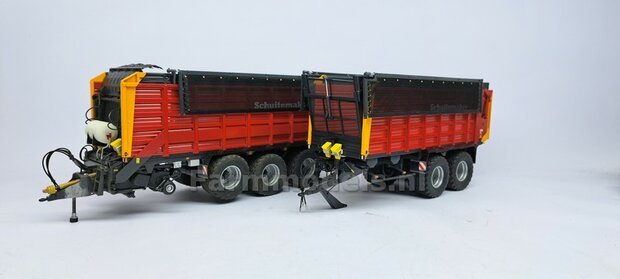 &Oslash; 46.8 mm: 2x Vredestein Flotation Pro Banden met ZWART GLANS gespoten Velgen  1:32   Farmmodels Premium Line Series  