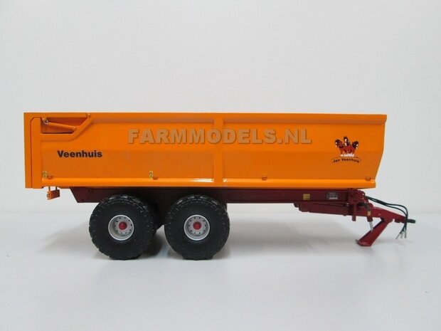 Jan Veenhuis Tandem as Landbouw Kipper JVLK 19000 Bouwpakket 1:32 (HTD)  SUPERSALE             