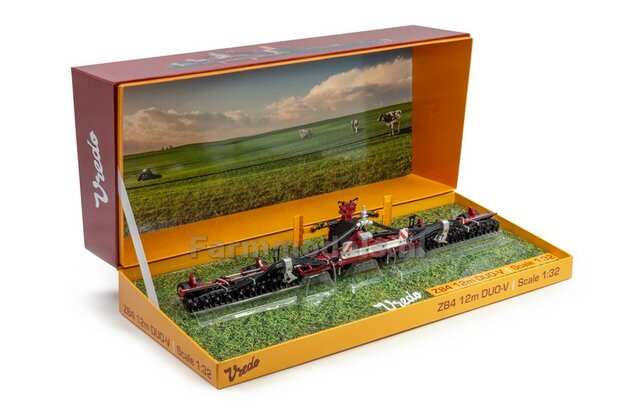 Vredo ZB4 12m Duo-V  12 meterse zodenbemester/ sleepslang bemeste met DUO V-schijven (uitgeklapt 1:32 =37.5cm breed!!) + FREE GIFT  1:32   UH6828