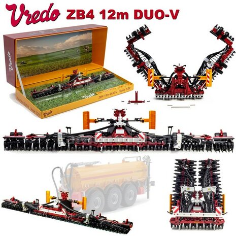 Combi-Deal: Vredo ZB4 12m Duo-V zodenbemester UH6828 + Veenhuis Profiline 29.000 Tridem asser Full Options mesttank UH6411 + FREE GIFT GLIMMERSET  1:32 