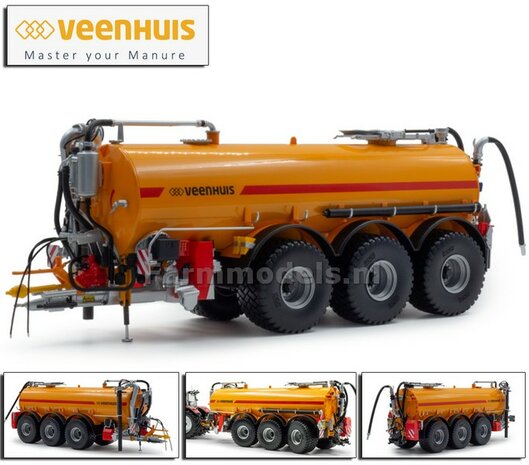Combi-Deal: Vredo ZB4 12m Duo-V zodenbemester UH6828 + Veenhuis Profiline 29.000 Tridem asser Full Options mesttank UH6411 + FREE GIFT GLIMMERSET  1:32 