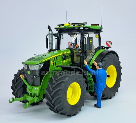 2x Eindvertragingen/ Planeetkappen JOHN DEERE 8R t.b.v. Vooras velgen &Oslash; 14.1mm  RESIN  JD GEEL Gespoten Geleverd  1:32  Farmmodels Premium Line Series   