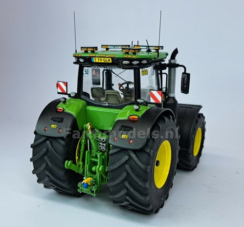 &Oslash; 70.3 x 30.4 mm: JOHN DEERE 7R &amp; 8R Wiking: 2x Michelin Axiobib2 Banden + RESIN Velgen BLANK geleverd 1:32    Farmmodels Premium Line Series  