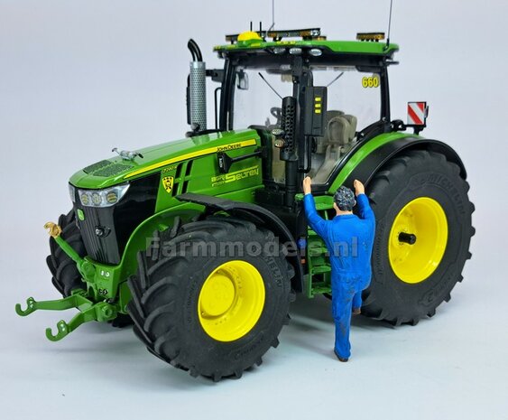 &Oslash; 70.3 x 30.4 mm: JOHN DEERE 7R &amp; 8R Wiking: 2x Michelin Axiobib2 Banden + RESIN Velgen BLANK geleverd 1:32    Farmmodels Premium Line Series  