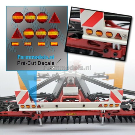 losse zelfklevende glimmerset geschikt voor Vredo ZB4  1:32 Farmmodels.nl