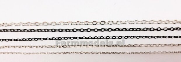 25cm MF RODE (SLEEP-) KETTING GROF, MASSEY FERGUSON 9S ROOD gespoten geleverd. Lengte per schakel ongeveer 3,3 mm 1:32 