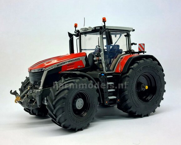 2x  MASSEY FERGUSON STEEK-ASSEN   &Oslash; 9mm t.b.v. ACHTERAS RESIN BLANK Geleverd  1:32  Farmmodels Premium Line Series