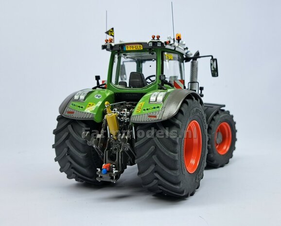 &Oslash; 70.6 x 30.4 mm: MASSEY FERGUSON 9S: 2x Michelin Axiobib2 Banden + RESIN Velgen BLANK geleverd 1:32     Premium Line Series  