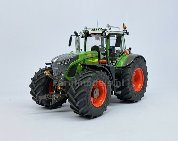 &Oslash; 70.6 x 30.4 mm: MASSEY FERGUSON 9S: 2x Michelin Axiobib2 Banden + RESIN Velgen BLANK geleverd 1:32     Premium Line Series  