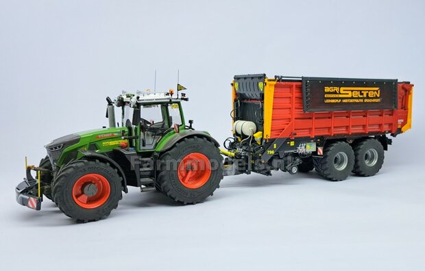 &Oslash; 70.6 x 30.4 mm: MASSEY FERGUSON 9S: 2x Michelin Axiobib2 Banden + RESIN Velgen BLANK geleverd 1:32     Premium Line Series  