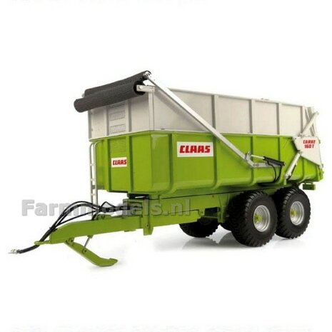 Claas Carat 160T Tandemasser kipper met opzetschotten en hydraulisch oprolbaar afdeknetsyteem LIM. ED. 1000st. 1:32 UNIVERSAL HOBBIES UH6854    LEVERBAAR OKT. 2026/AVAILABLE OCT. 2026