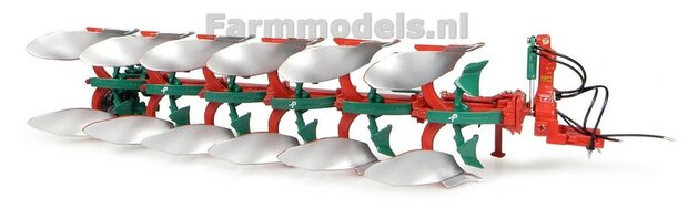 Kverneland ES Variomat 6 scharige wentelploeg RE-EDITION 1:32 Universal Hobbies UH4916     