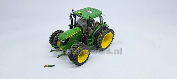 "COVER" Topstang DELUXE lengte 22.3mm met 1x VANGHAAK aansluiting. Geleverd in JD 7R 310 GROEN + 2x messing as t.b.v. details  1:32