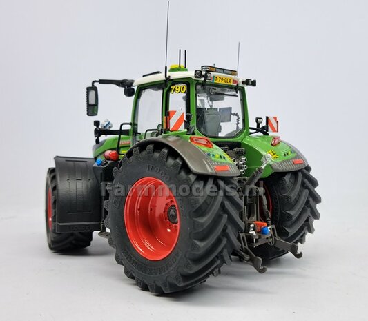 COMBI SET: 2x &Oslash; 51 mm + 2x &Oslash; 68 mm: Fendt 728 Wiking Bandenset BLANK  1:32  PERFECT-32 P28 + P29