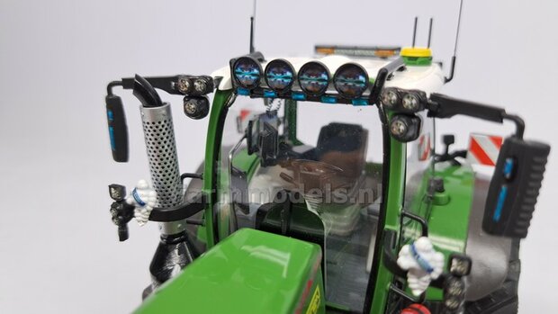 COMBI SET: 2x &Oslash; 51 mm + 2x &Oslash; 68 mm: Fendt 728 Wiking Bandenset BLANK  1:32  PERFECT-32 P28 + P29