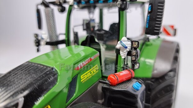 COMBI SET: 2x &Oslash; 51 mm + 2x &Oslash; 68 mm: Fendt 728 Wiking Bandenset BLANK  1:32  PERFECT-32 P28 + P29