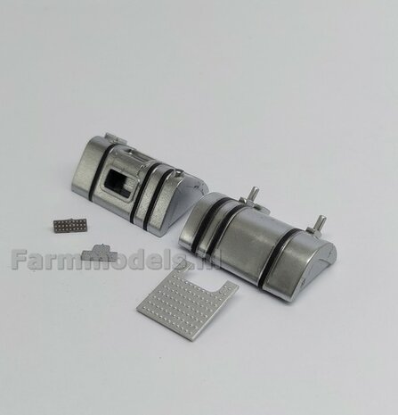 1x bouwkit dieseltank MIDDEL Volvo FH  Marge Models 1:32