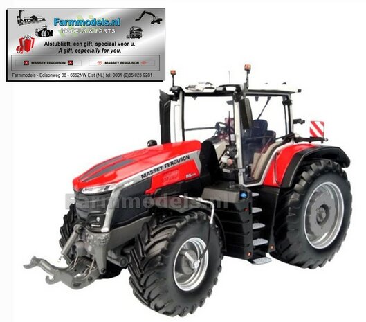 Massey Ferguson 9S.425 production version + FREE GIFT VOORRUIT STICKERSET 1:32 UH6710    