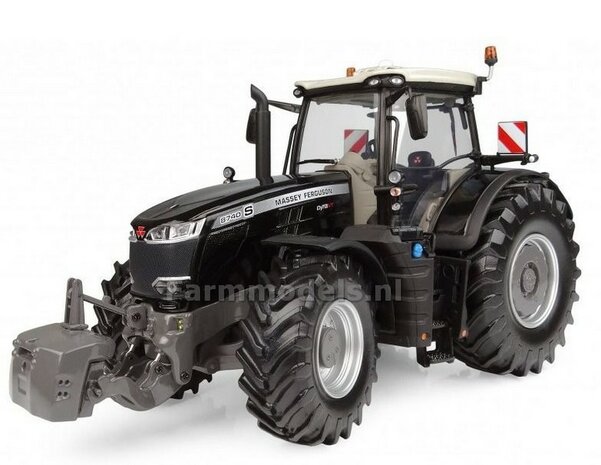 BLACK EDITION Massey Ferguson 8740 S LIM. ED. 750 st.  FREE GIFT VOORRUIT STICKERSET1:32 Universal Hobbies  UH7280    LEVERBAAR OKT. '26/AVAILABLE OCT. '26