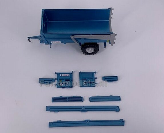 Blue Maupu BM 100 -10 T 1-assige Kiepwagen 1:32 Replicagri REP297     SNEL LEVERBAAR/AVAILABLE SOON