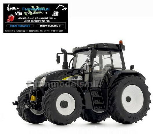 BLACK New Holland T7550  Limited Edition 333st. + FREE GIFT VOORRUIT STICKER SET  1:32  MM2215    NB2B   MEGA SALE/LAST ONES/OP=OP
