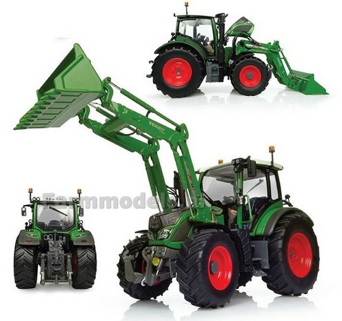 Fendt 516 Vario met voorlader- 2016 + FREE GIFT VOORRUIT STICKERSET 1:32 Universal Hobbies UH4981    SNEL LEVERBAAR/AVAILABLE SOON