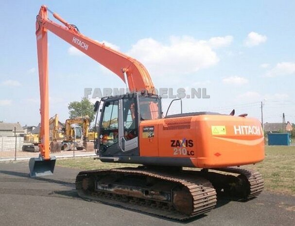 Long Reach Giek BECO + snelwisselset BOUWKIT t.b.v. Hitachi 210 Zaxis/ New Holland 215 ROS  1:32 (incl. snelwisselset) (HTD)                