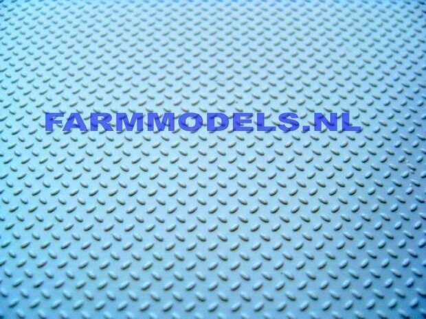 2x Traanplaat FIJN PROFIEL Plastic white 19x30,5 cm  JTT-97449