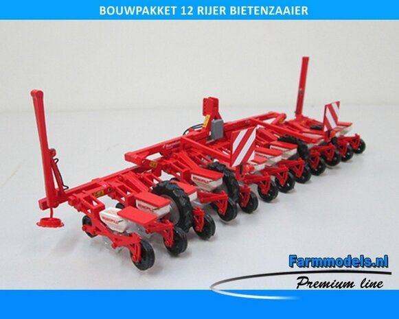 BOUWKIT: 12 rijer Kverneland bietenzaaier 1:32  Farmmodels Premium Line