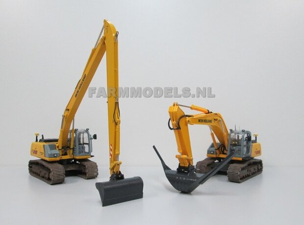 Long Reach Giek BECO + snelwisselset BOUWKIT t.b.v. Hitachi 210 Zaxis/ New Holland 215 ROS  1:32 (incl. snelwisselset) (HTD)                