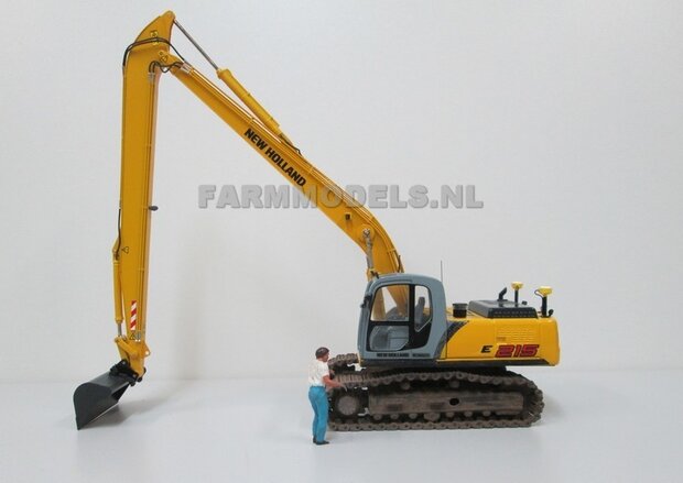 Long Reach Giek BECO + snelwisselset BOUWKIT t.b.v. Hitachi 210 Zaxis/ New Holland 215 ROS  1:32 (incl. snelwisselset) (HTD)                