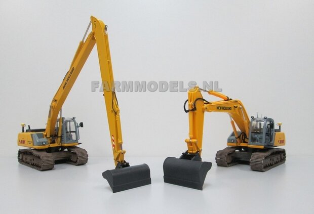 Long Reach Giek BECO + snelwisselset BOUWKIT t.b.v. Hitachi 210 Zaxis/ New Holland 215 ROS  1:32 (incl. snelwisselset) (HTD)                