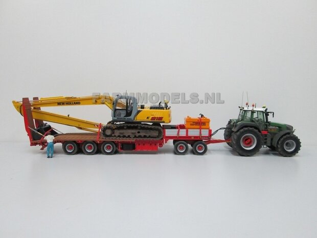 Long Reach Giek BECO + snelwisselset BOUWKIT t.b.v. Hitachi 210 Zaxis/ New Holland 215 ROS  1:32 (incl. snelwisselset) (HTD)                