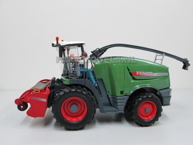 COMBI-SET: 2x Fendt Katana 85 Wiking = 1x Katana 85 met maisbek + 1x Katana 85 met graspickup  1:32   NB2B